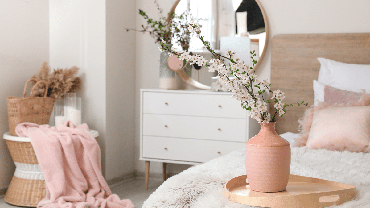 pink bedroom